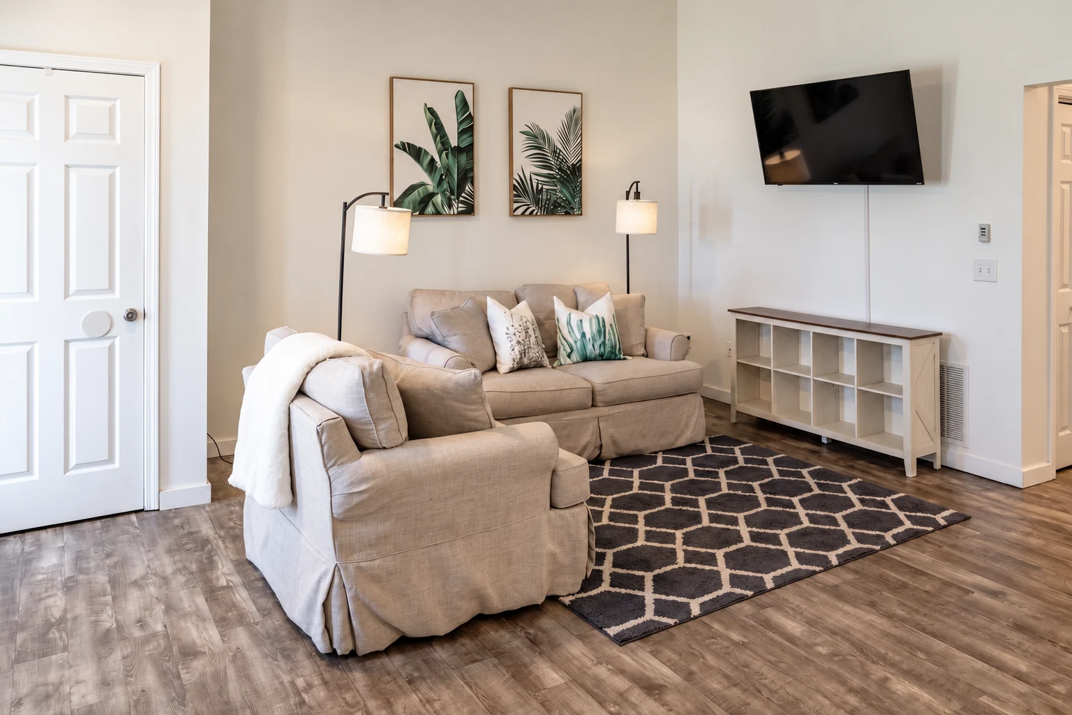 The living room at 6319 Poinciana Drive