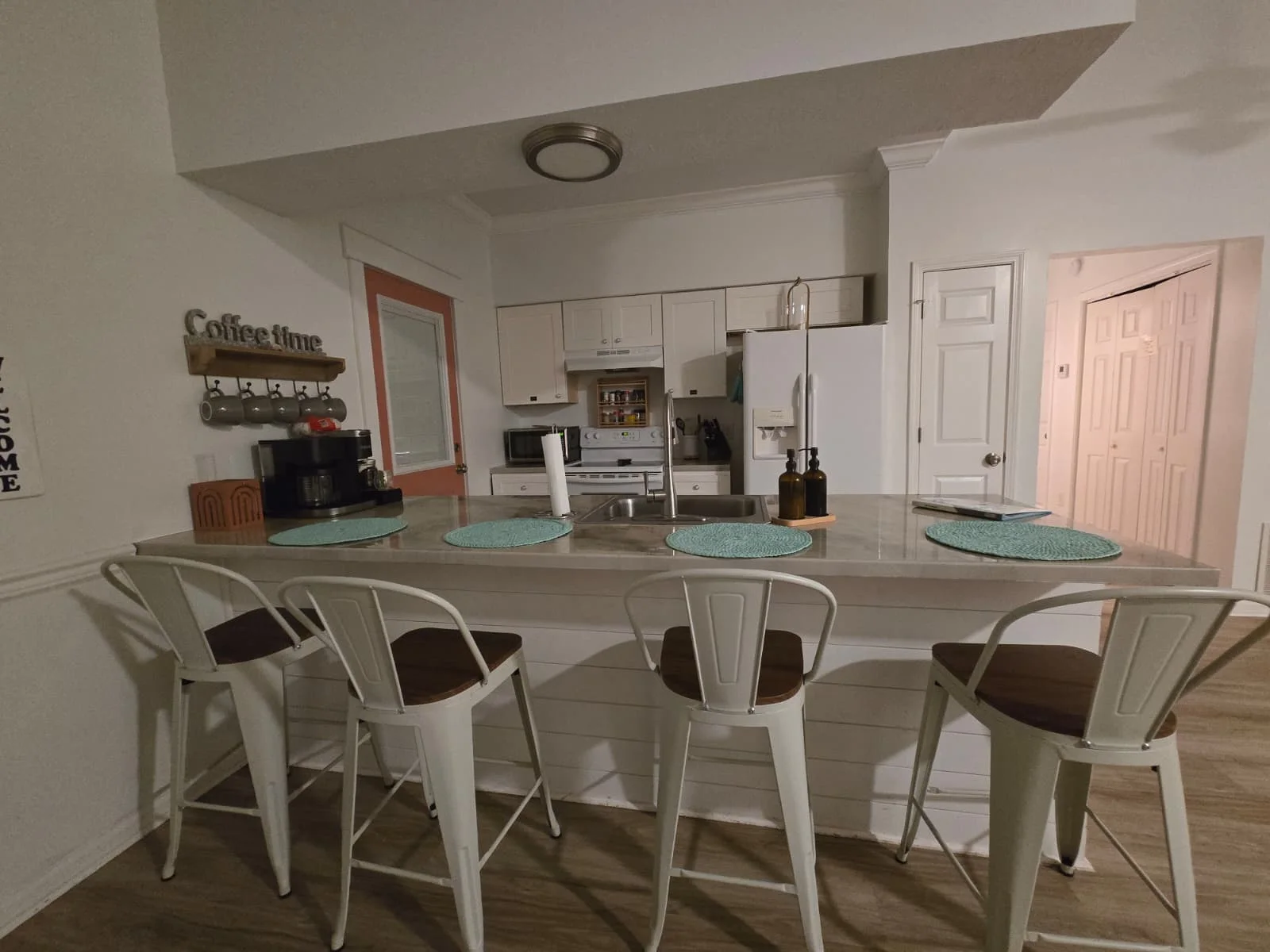 Full kitchen and dining area at 6321 Poinciana Drive